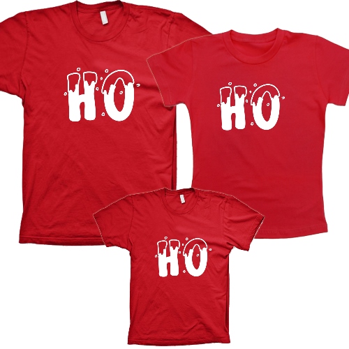 Camiseta Infantil Natal Ho Ho Ho